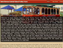 Tablet Screenshot of colonialtrolley.com